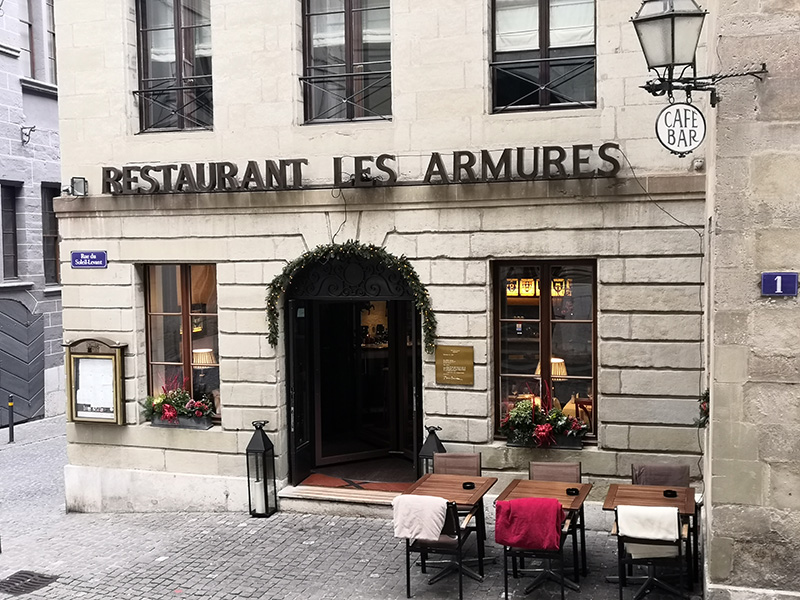 Les Armures Genève pas cher