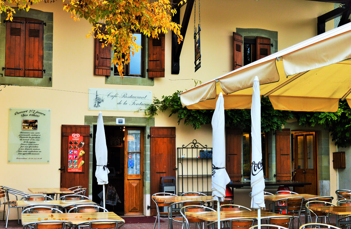 Café Restaurant de la Fontaine - Genève pas cher