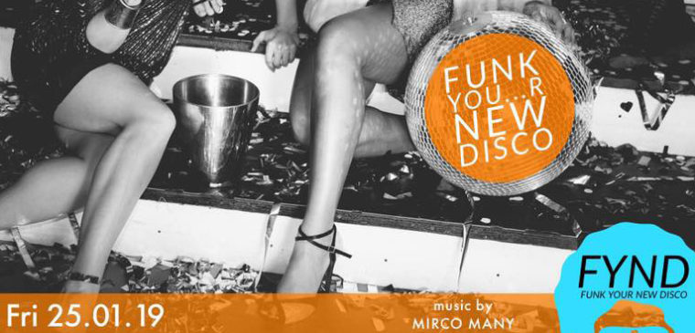 Affiche soirée funk your disco geneve