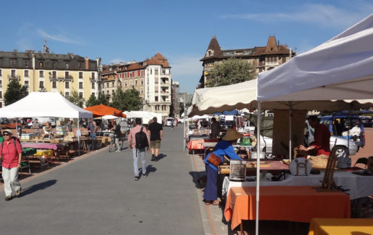 marché de plainpalais à genève