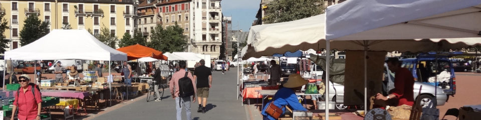 marché de plainpalais à genève