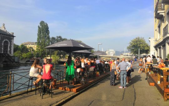terrasse du bar bistrot 23 genève