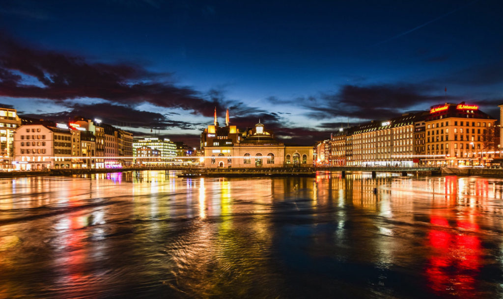 Genève la nuit