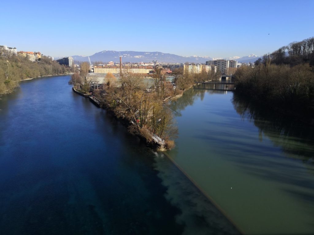 vue sur la jonction genève