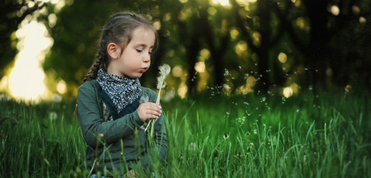 enfant dans la nature