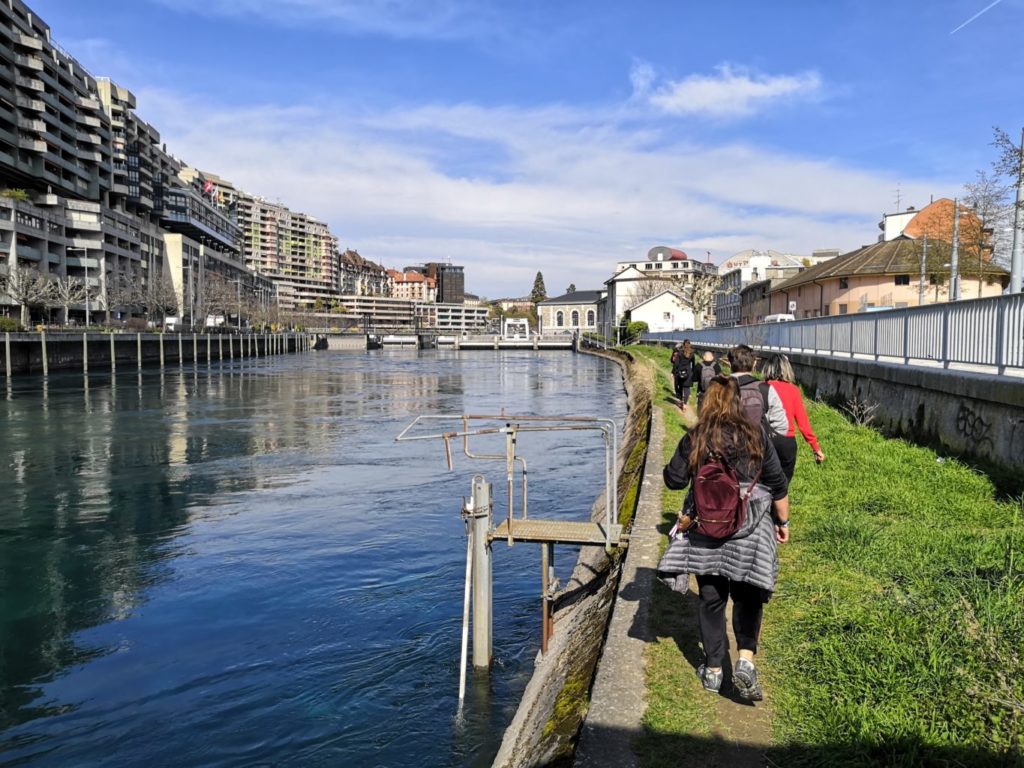 balade au bord du rhone passage