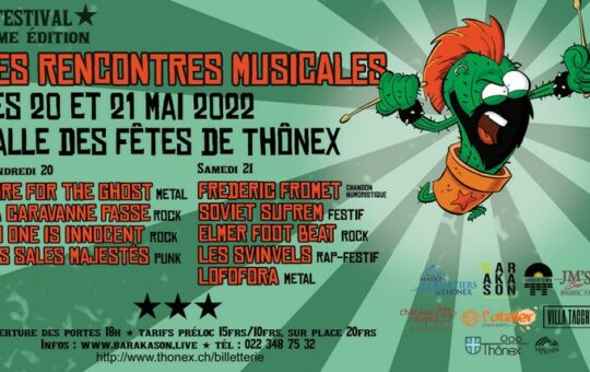 AFFICHE Les Rencontres Musicales de Thônex