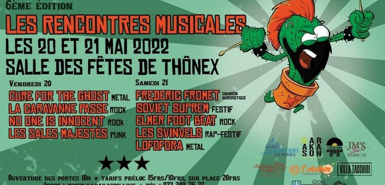 AFFICHE Les Rencontres Musicales de Thônex