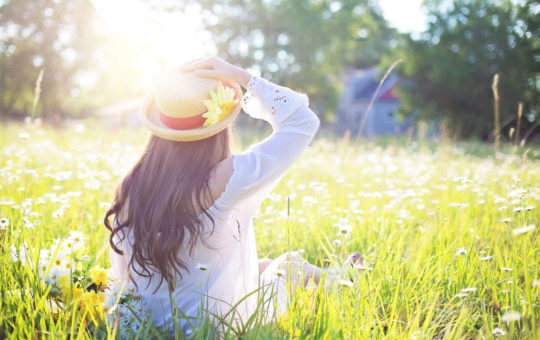 femme au soleil