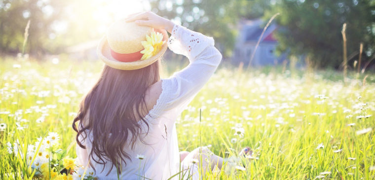 femme au soleil