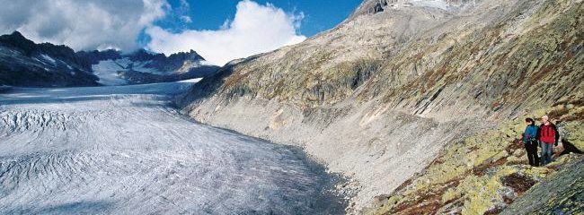 glacier du rhône