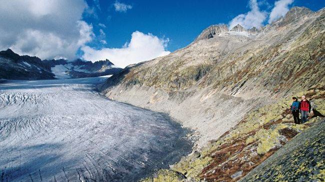 glacier du rhône