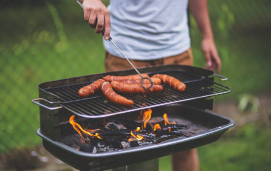 barbecue dans un parc