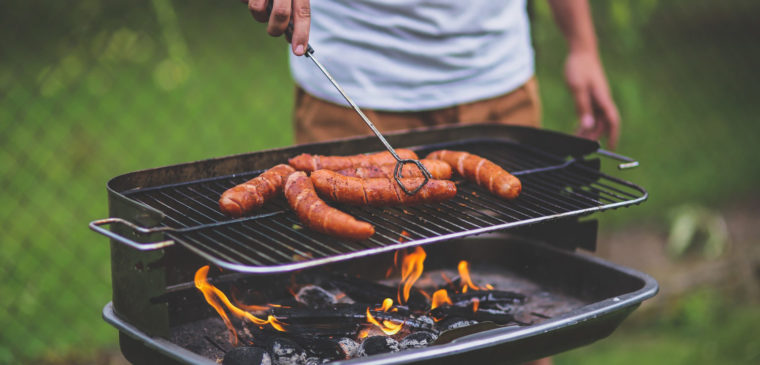 barbecue dans un parc