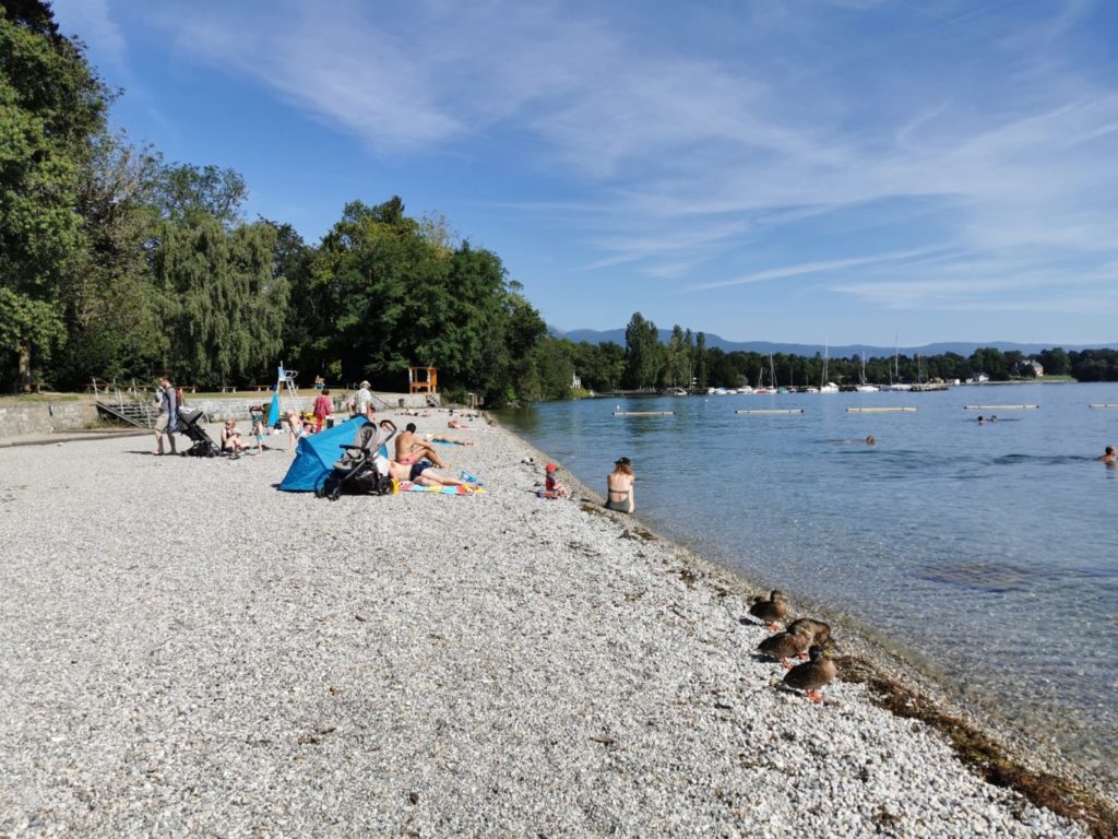 plage de la versoix