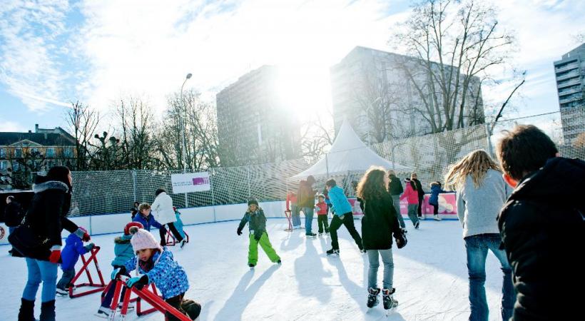 activités vacances noël Genève patinoires éphémères