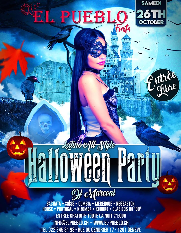 El Pueblo Halloween Party Genève pas cher