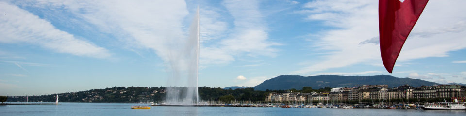 drapeau suisse à genève