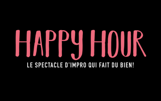 affiche happy hour impro