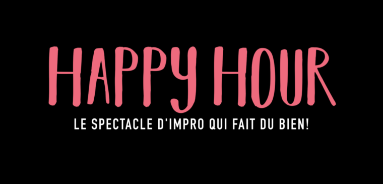 affiche happy hour impro