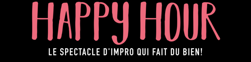 affiche happy hour impro