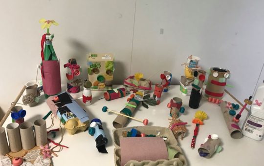 atelier de récupération enfants