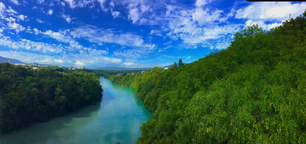 rivière rhône genève