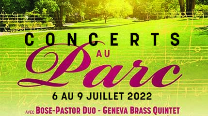 concerts au parc 2022