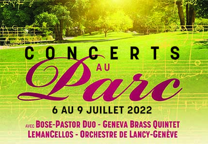 concerts au parc 2022