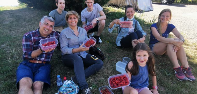 groupe à la fraisière