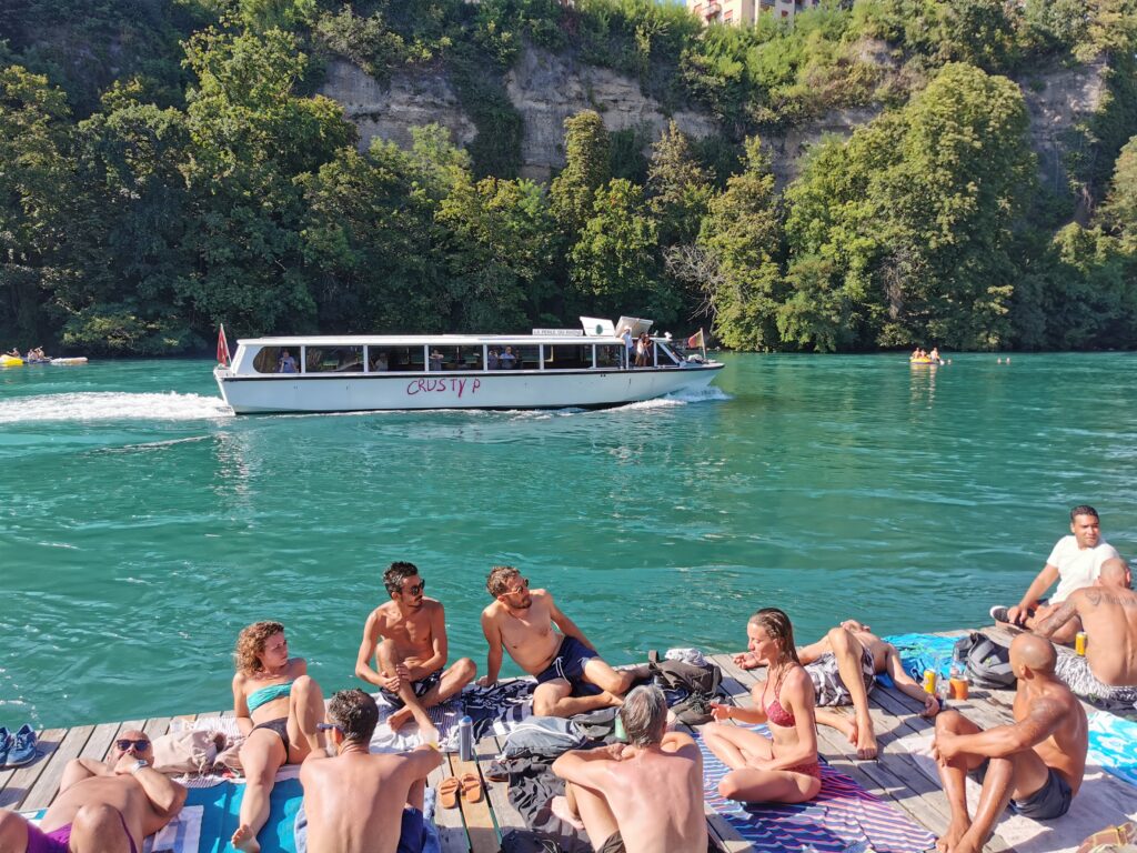 sentier des saules rhone genève