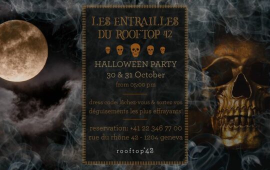 halloween party rooftop genève