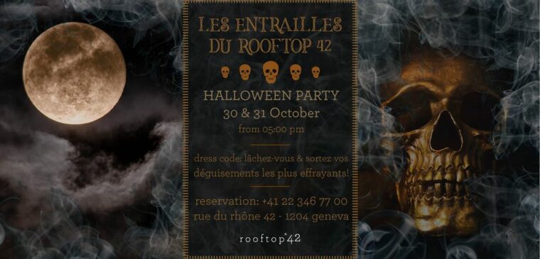 halloween party rooftop genève