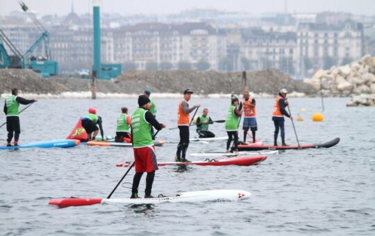 stand up paddle race genève