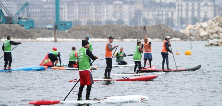 stand up paddle race genève