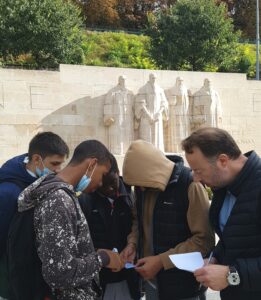 groupe jeunes Genève jeu piste