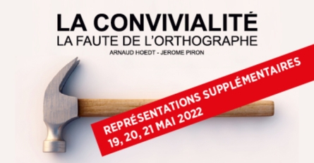 affiche spectacle la convivialité