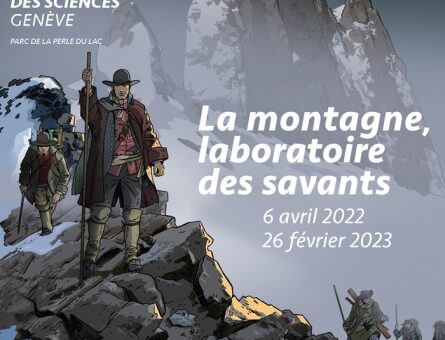 affiche exposition la montagne laboratoire des savants