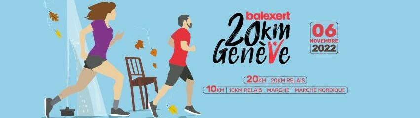 affiche Balexert 20km de Genève