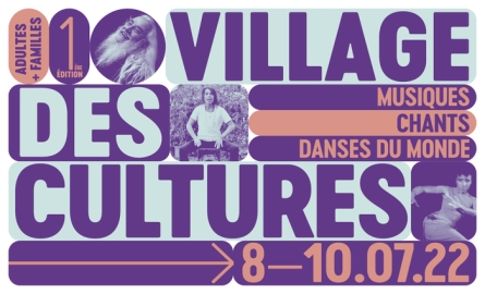 affiche village des cultures 2022