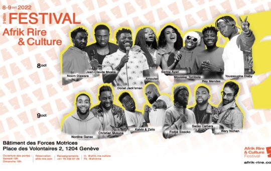 Affiche festival afrik rire & culture