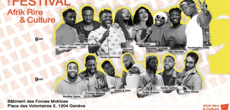 Affiche festival afrik rire & culture