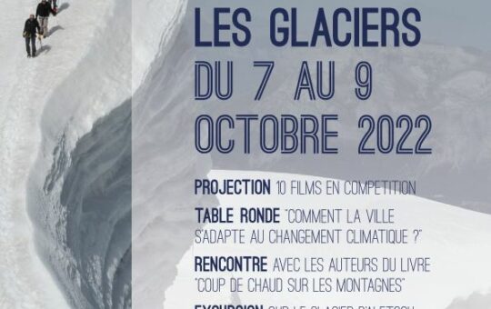 affiche festival film glaciers