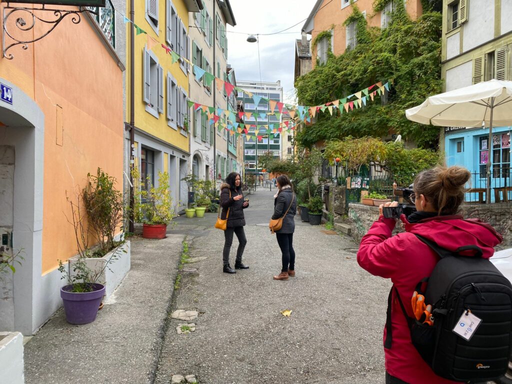 Interview sandrine busca par Léman bleu