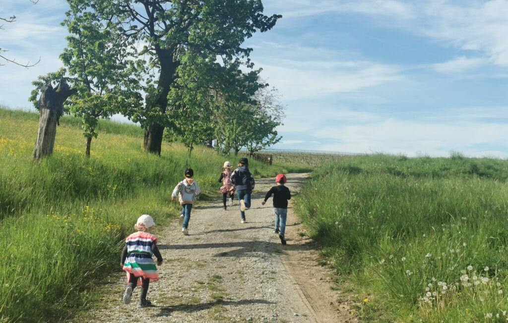 Fête des mères dans les vignes